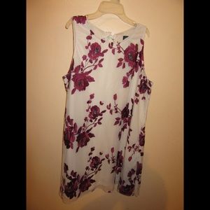 Nude, with burgundy floral